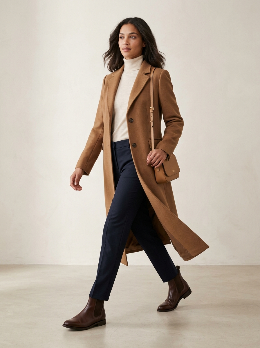 Heritage Wool Overcoat view 1